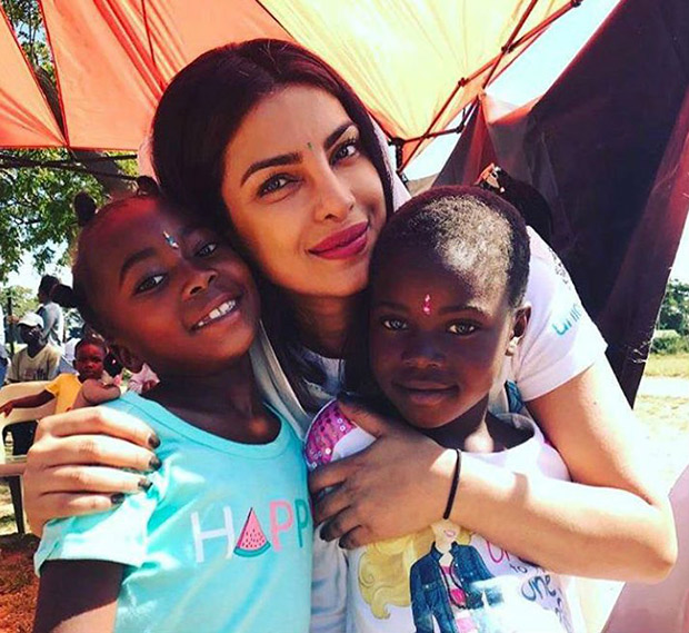 AWESOME Priyanka Chopra dances with the African kids!