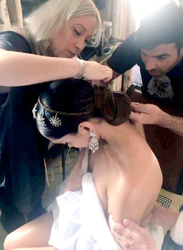 Behind the Scenes Deepika Padukone’s cozy prep before her debut at MET Gala 2017 2