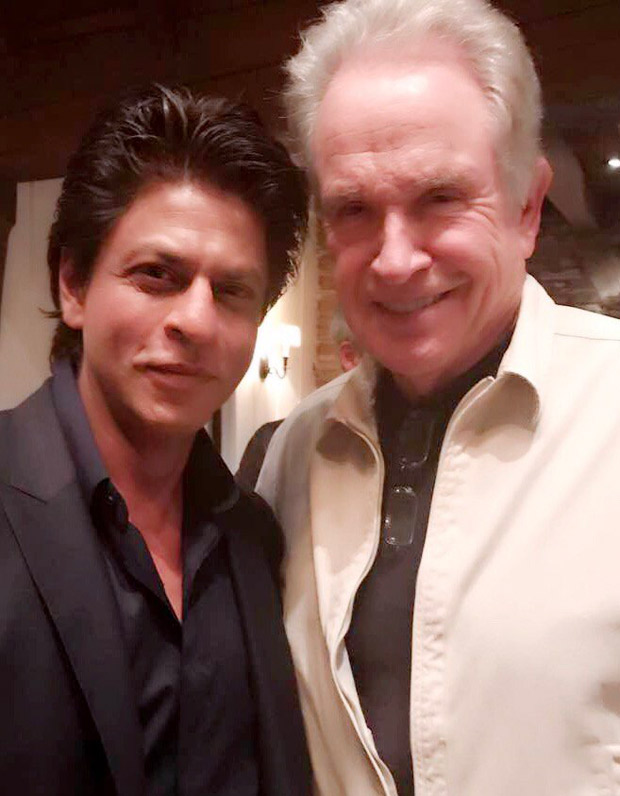 Check out Shah Rukh Khan's fan moment meeting Hollywood legend Warren Beatty