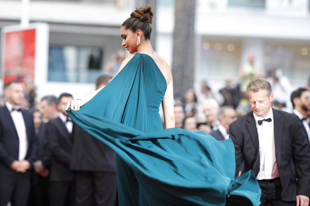 HOLY SMOKES! Deepika Padukone exudes charm and elegance at the second red carpet appearance at Cannes 2017