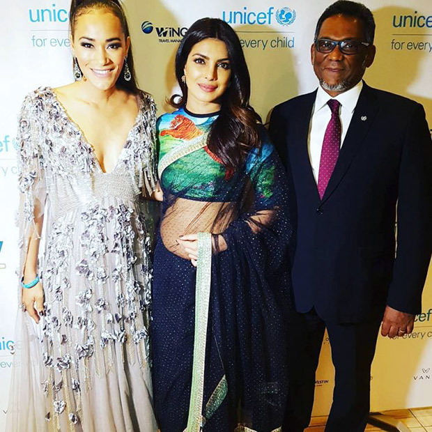 Priyanka Chopra wore a saree for UNICEF2