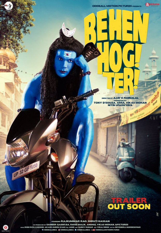 Rajkummar Rao dressed up as Shiva for the poster of Behen Hogi Teri creates legal trouble