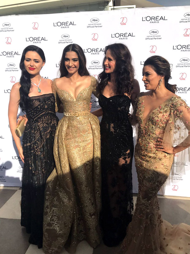 Sonam Kapoor shares a fun moment with Hollywood stars Eva Longoria and Andie MacDowell-3