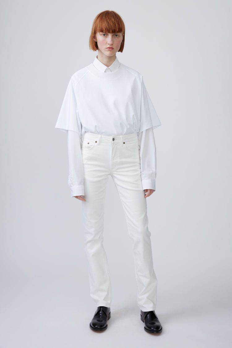 15 white jeans to officially welcome prime white jeans season