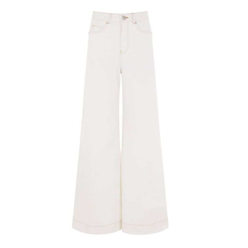 15 white jeans to officially welcome prime white jeans season