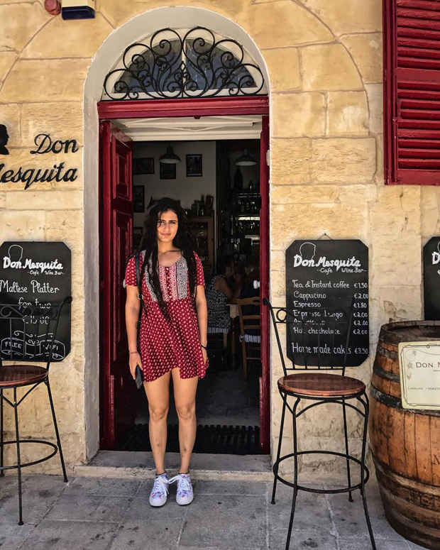 Behind the Scenes Fatima Sana Shaikh is living the Malta life while filming Thugs of Hindostan-1