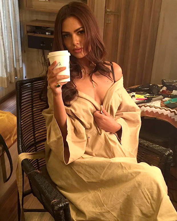 OMG! Esha Gupta shares her private pics from vanity van