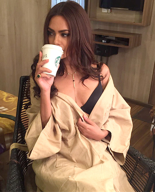 OMG! Esha Gupta shares her private pics from vanity van1