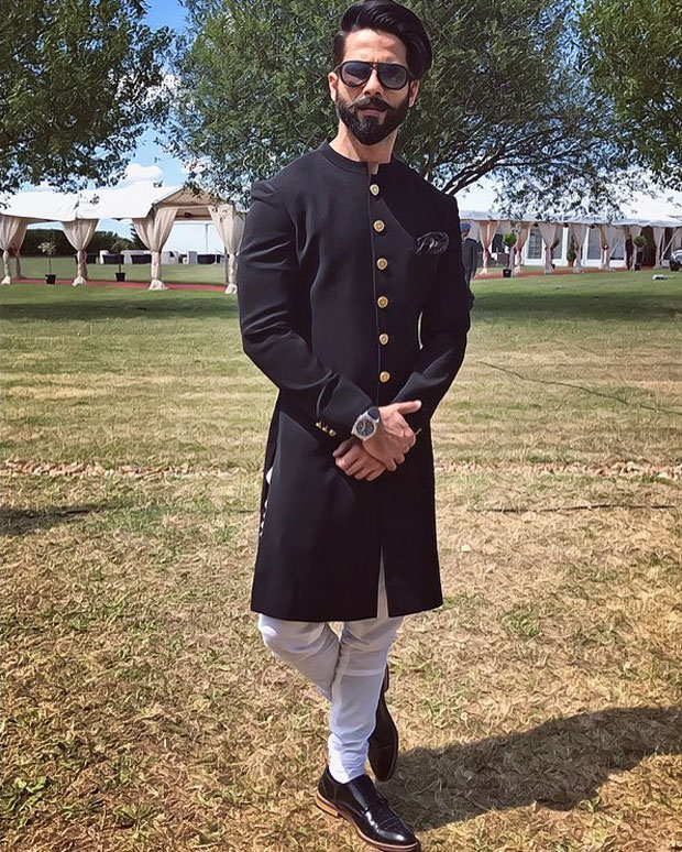 Shahid Kapoor and Mira Rajput look royal at a recent wedding in London-2