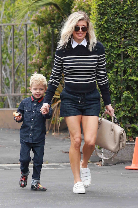 fergie and axl: cutest mother and son combo
