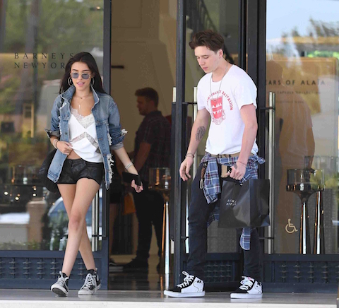brooklyn beckham and madison beer shopped at barneys too
