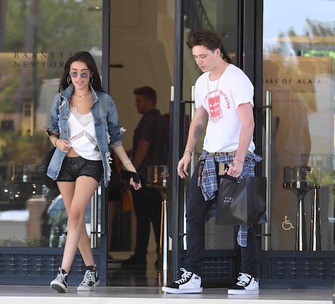 brooklyn beckham and madison beer shopped at barneys too