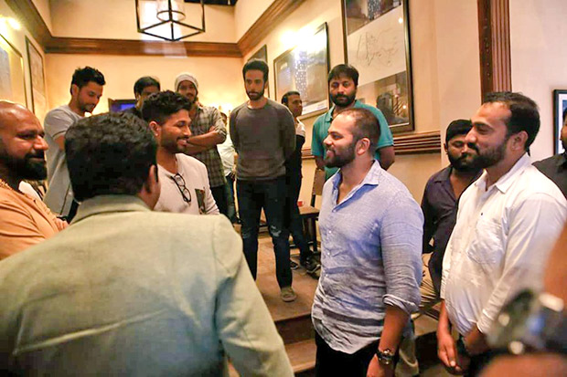 Check out Rohit Shetty and Golmaal Again stars meet Tollywood star Allu Arjun2