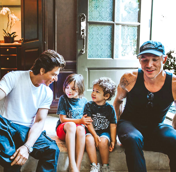 Check out Shah Rukh Khan spends time with Diplo's kids in Los Angeles post Jab Harry Met Sejal song shoot