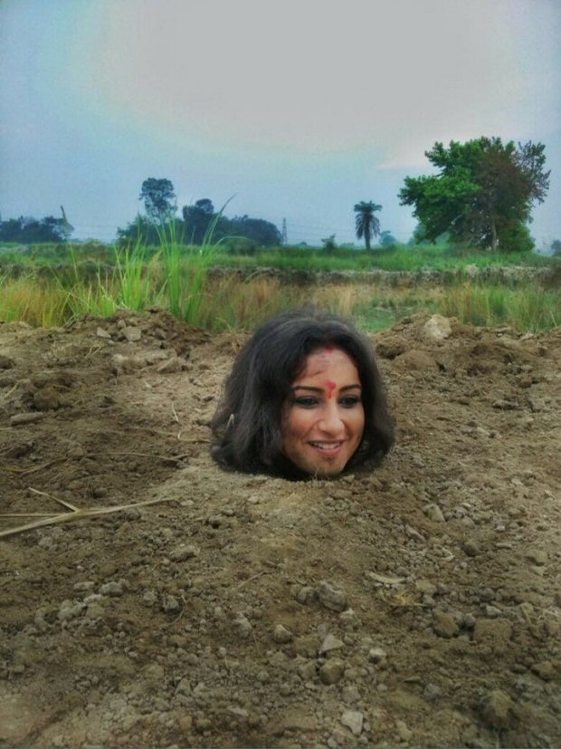SHOCKING Divya Dutta buried neck-deep in mud for 3 hours for Babumoshai Bandookbaaz