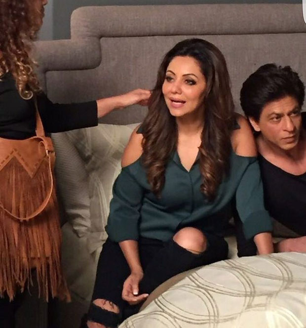 Shah Rukh Khan and his wife Gauri Khan shoot for D’Decor-2