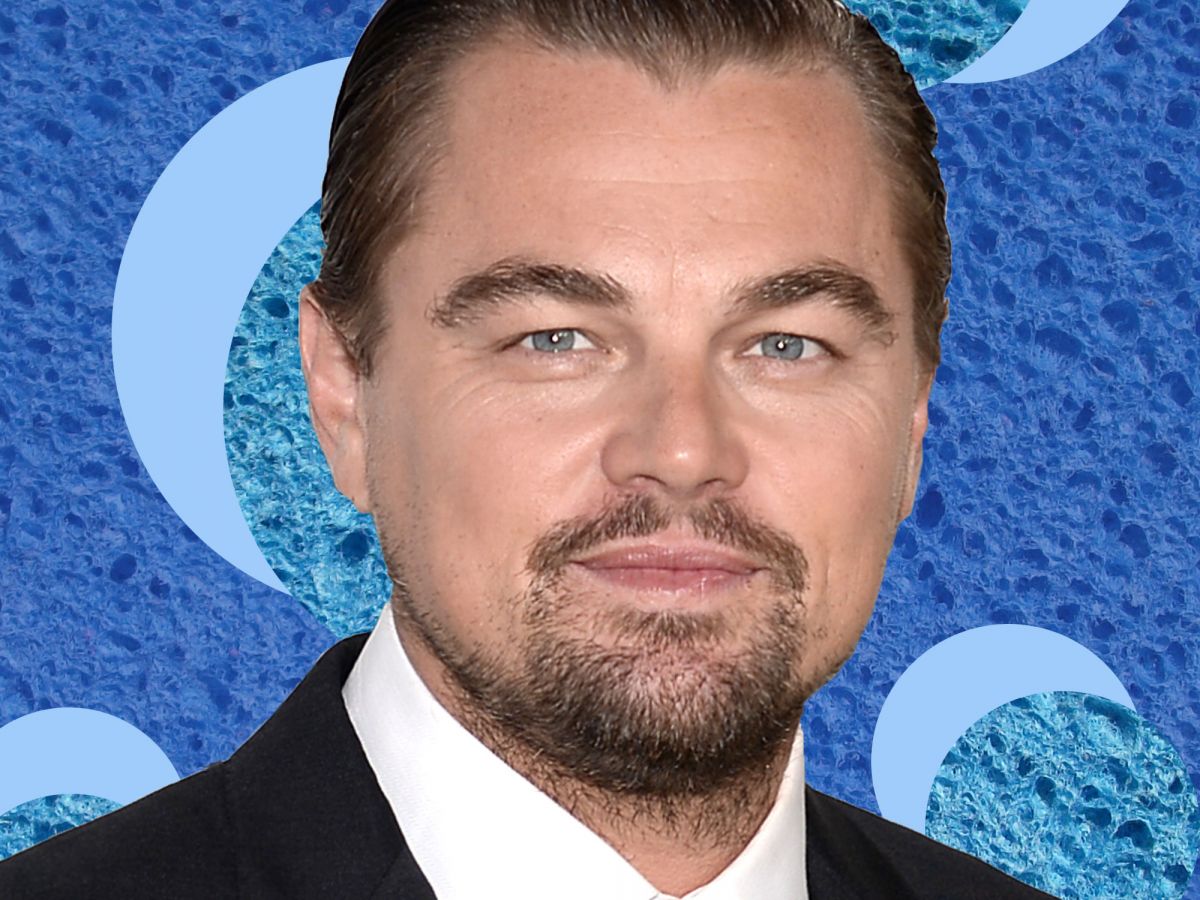 people really want to know what leonardo dicaprio is carrying in this plastic bag