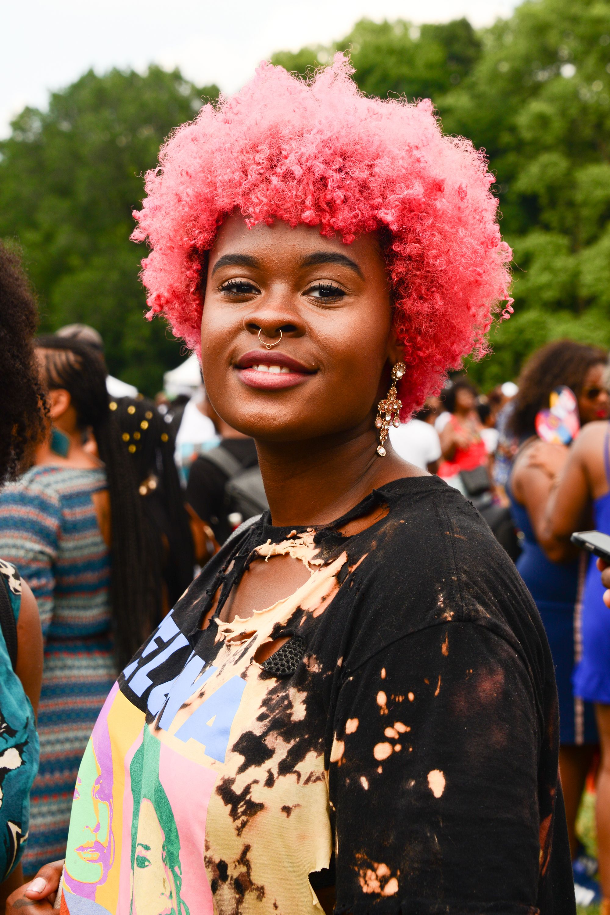 the biggest hair trend at curlfest had nothing to do with curls