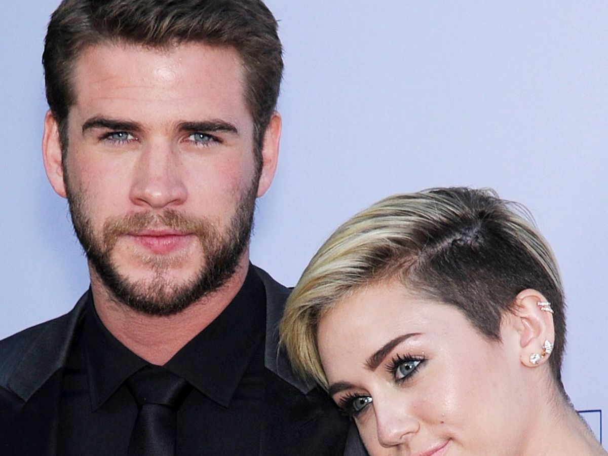 liam hemsworth posts selfie with “little angel” miley cyrus