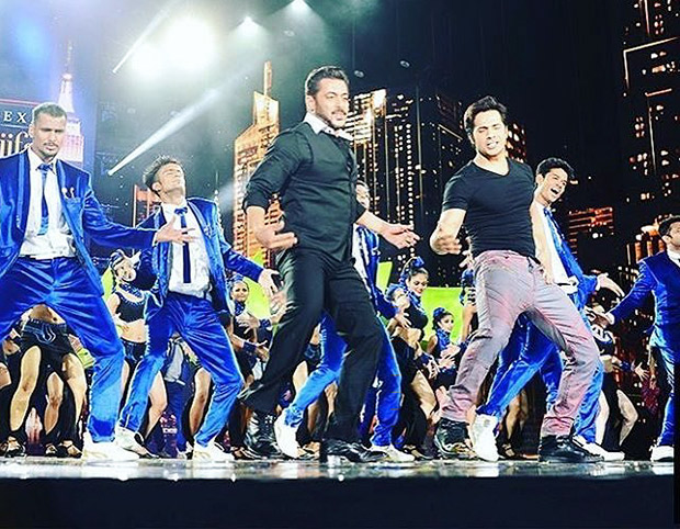 WATCH: Salman Khan and Varun Dhawan set the stage on fire with 'Tan Tana Tan' at IIFA 2017