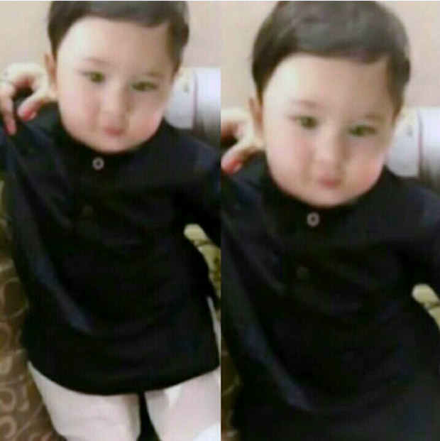 CUTIE ALERT Saif Ali Khan and Kareena Kapoor Khan's son Taimur Ali Khan looks like a Prince in this photo!