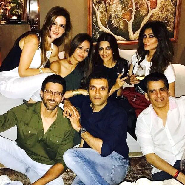 Check out Hrithik Roshan, Sussanne Khan, Sonali Bendre celebrate Gayatri Joshi and husband Vikas Oberoi's anniversary!