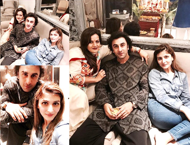 Check out Ranbir Kapoor celebrates Ganesh Chaturthi with sister Riddhima Kapoor Sahni