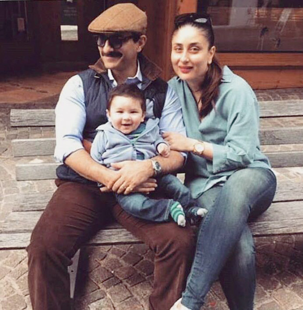 Check out Saif Ali Khan and Kareena Kapoor Khan pose with baby Taimur during their Switzerland vacation (1)