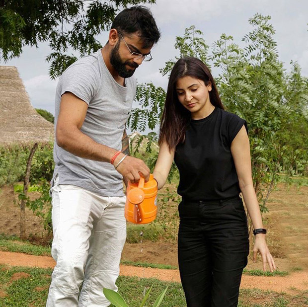 Go Green! Anushka Sharma and Virat Kohli plant a sapling in Sri Lanka