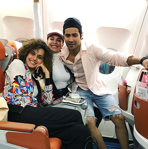 Here's how Varun Dhawan and Jacqueline Fernandez made their Judwaa 2 co-star Taapsee Pannu's birthday special