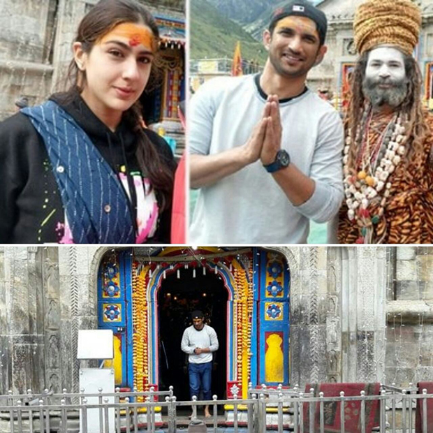 Sushant Singh Rajput and Sara Ali Khan seek blessings in Kedarnath