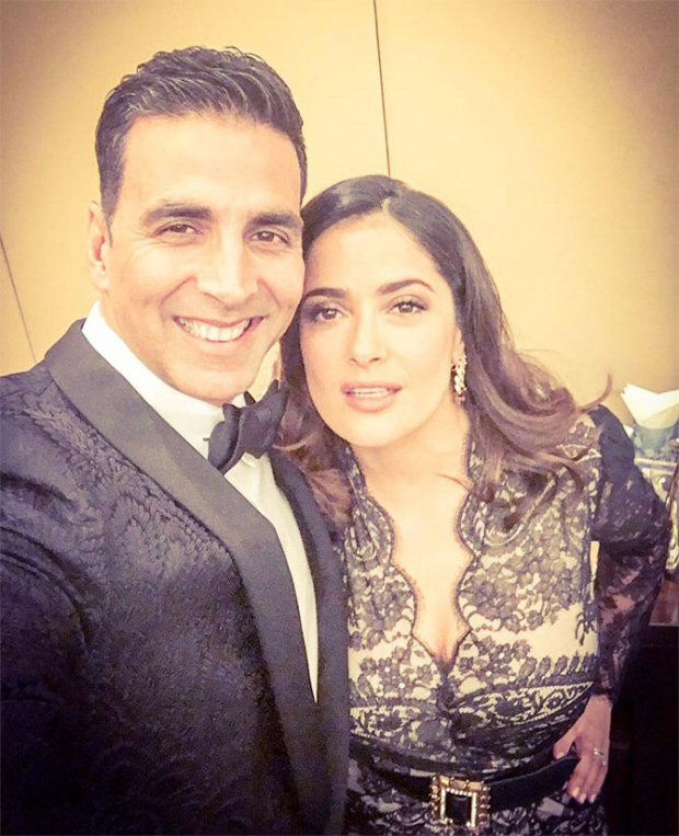 WHOA! Hollywood actress Salma Hayek sends best wishes to Akshay Kumar for Toilet- Ek Prem Katha