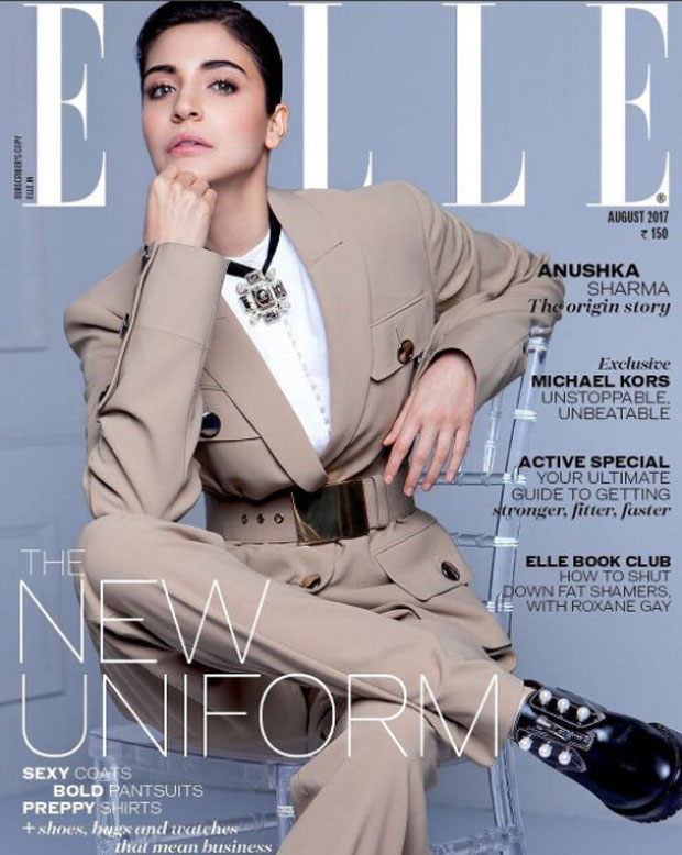 WOW! Anushka Sharma is a chic boss lady on the cover of Elle