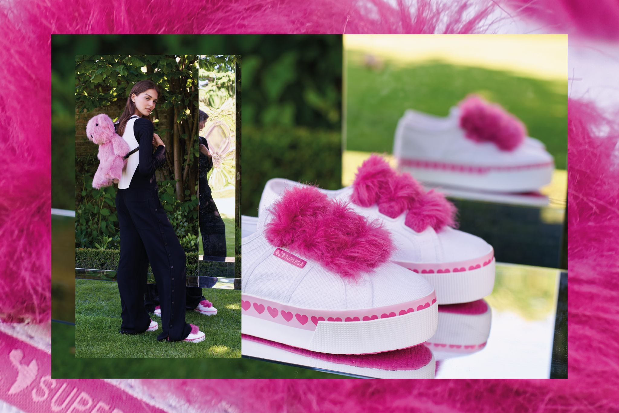 fashion fans are going to freak over these delightfully furry sneakers