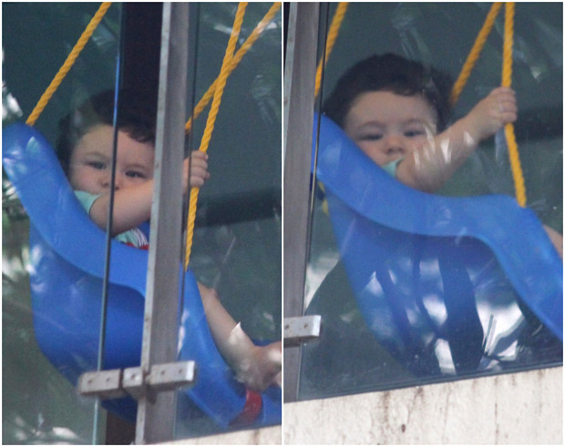 ADORABLE Taimur Ali Khan enjoys his day swinging away in these latest photos! (4)