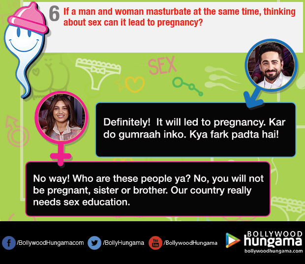 Ayushmann Khuranna and Bhumi Pednekar turn sexperts for these hilarious and weird queries on sex_06