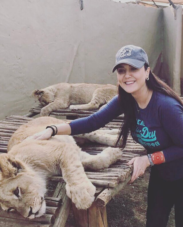 CUTE! Preity Zinta is happy about meeting these ‘new friends’ in South Africa