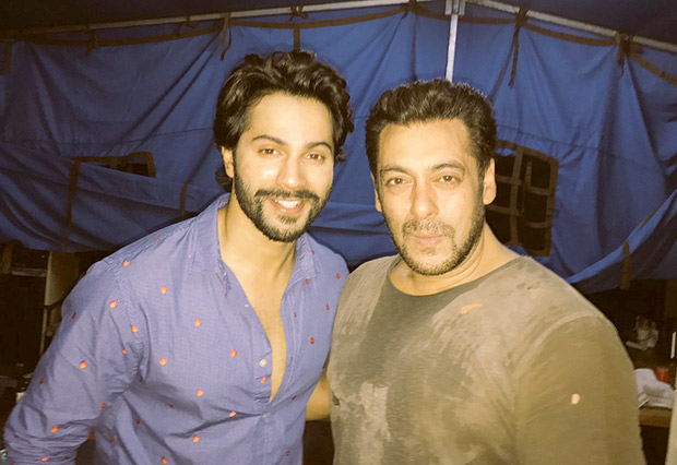 Check out Judwaa 2 Varun Dhawan meets Judwaa 1 Salman Khan; sends kisses on t