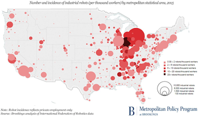 where do robots live in the united states?