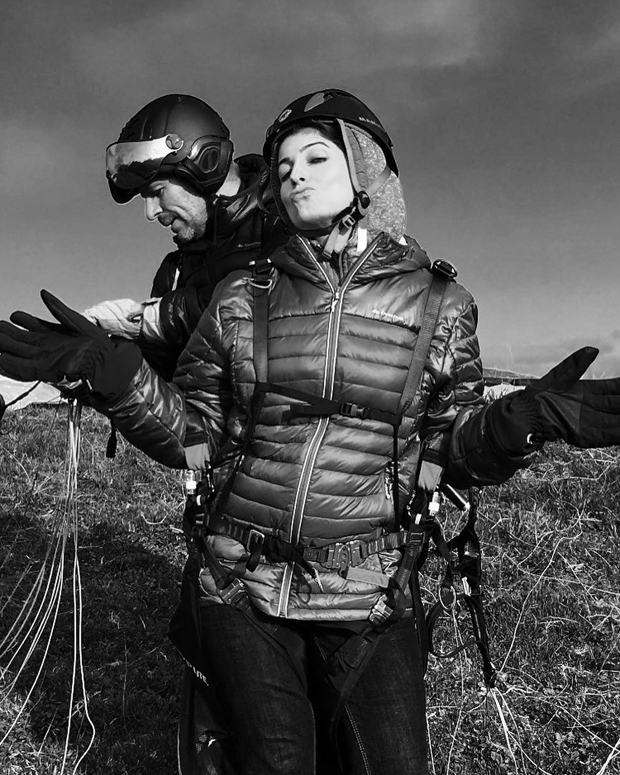 Twinkle Khanna gears up for paragliding like a boss