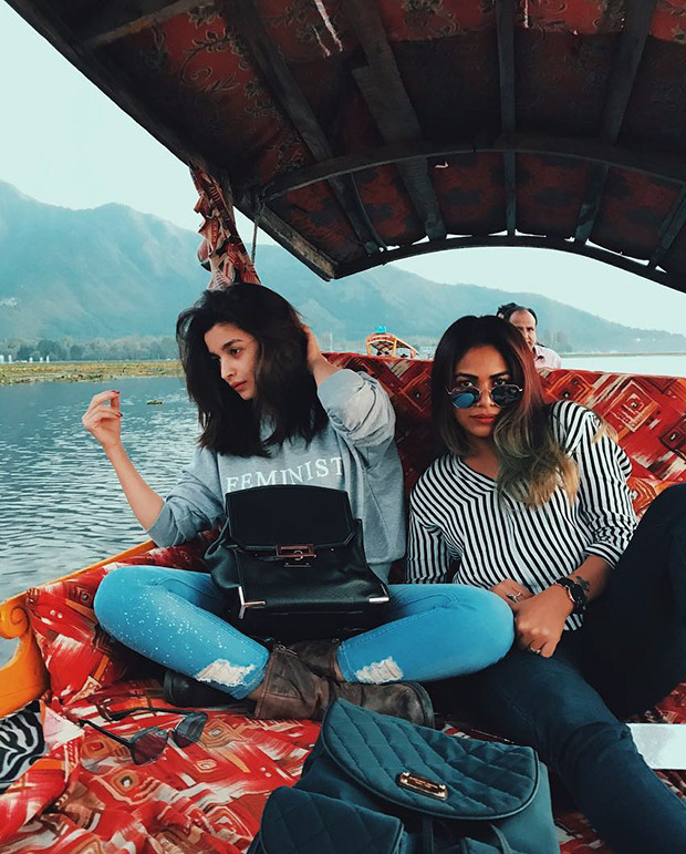 WOW! Alia Bhatt spotted chilling with Meghna Gulzar, Puneet B Saini on Raazi sets in Kashmir