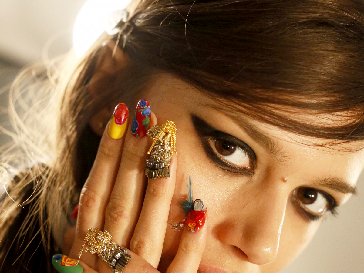 this nyfw nail art was inspired by sex, drugs, & rock ‘n’ roll & it’s nsfw