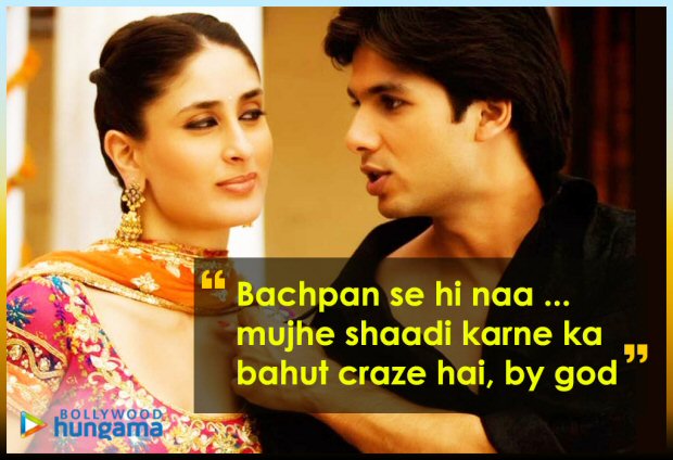 #10yearsofjabwemet 10 Best dialogues from the Shahid Kapoor – Kareena Kapoor Khan starrer (6)