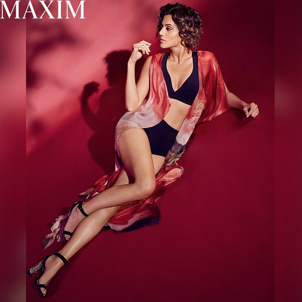 HOT! Taapsee Pannu sizzles in lingerie on the cover of Maxim
