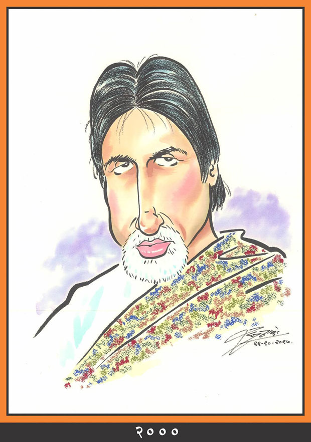 Raj Thackeray wishes Amitabh Bachchan through his caricatures-5---2000