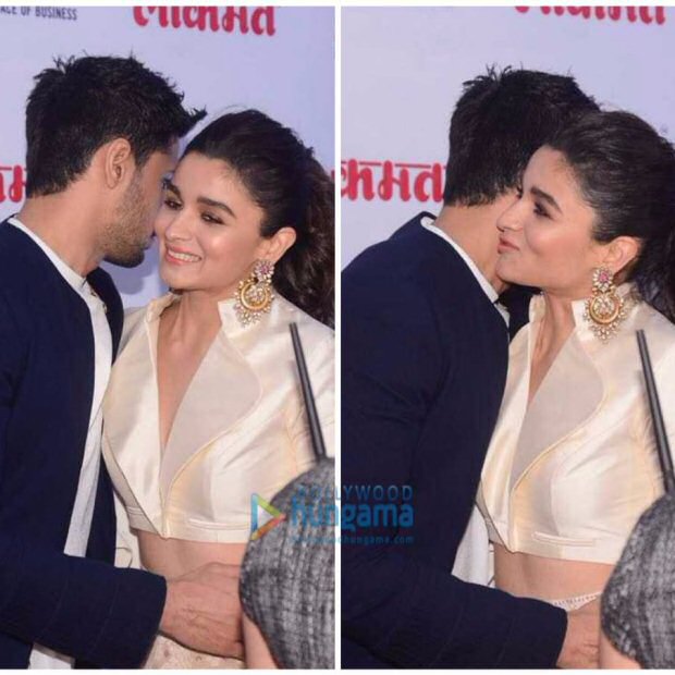 Check out Alia Bhatt and Sidharth Malhotra share a sweet hug at Lokmat Awards