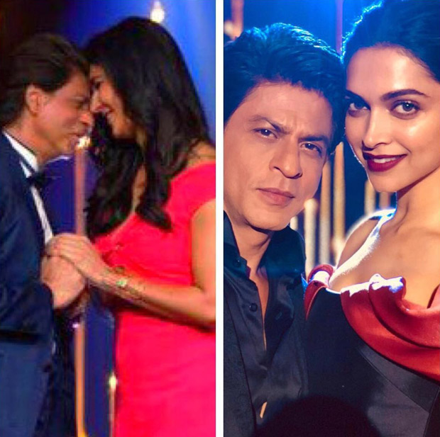 Check out Shah Rukh Khan has a hard day at work with Katrina Kaif and Deepika Padukone