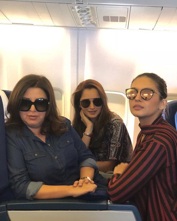 Huma Qureshi parties with girl gang Farah Khan and Sania Mirza, Sohail Khan and Bobby Deol party after Naaz awards (4)