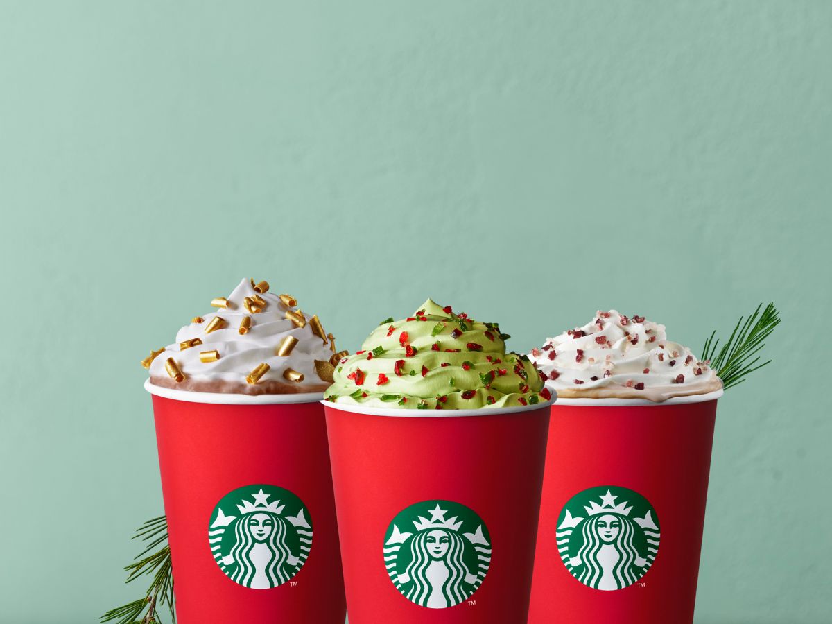 starbucks has festive new drinks worldwide this holiday season