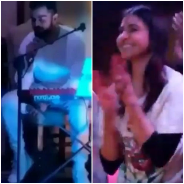Anushka Sharma cheers for Virat Kohli